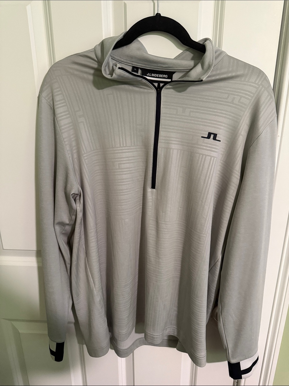J.Lindeberg Light Gray Quarter-Zip